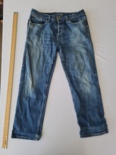 Mens Denim Jeans Peacocks Size