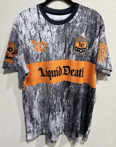 Liquid death soccer jersey - death,