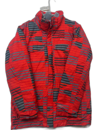 Columbia red polyester - columbia, striped