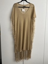 Zara Metallic Gold Beach Cover