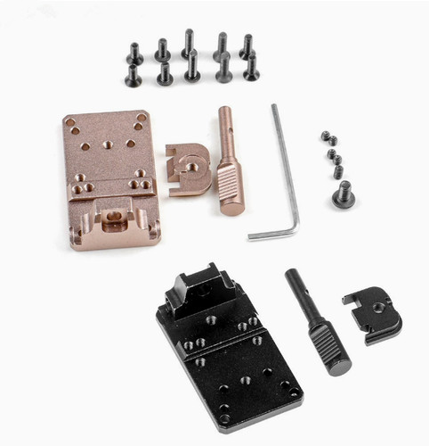 Rear sight mount plate - mount, base
