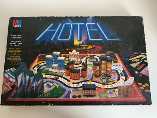 Retro vintage hotel board - vintage, game