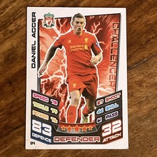 Match Attax 2012/13 Daniel Agger Base Card (read Description)