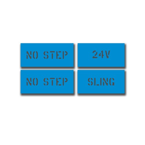 Paint stencil sticker - of, 4