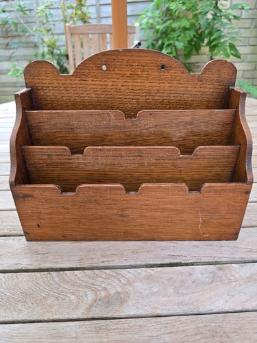 Vintage desktop letter rack - desktop,