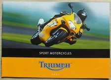 TRIUMPH SPORT MOTORCYCLES Sales Brochure 2001 #T3864620 DAYTONA Sprint RS TT600+