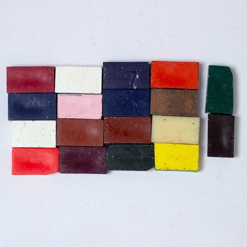 Encaustic art wax block - art, 16