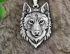 Large wolf nordic viking eyes - large,