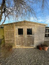 Very Large Garden Storage Shed Workshop Summer House 12x12ft Used - Needs Repair