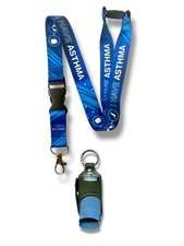 Asthma Inhaler Case with Keyring & Medical Awareness Asthma Lanyard