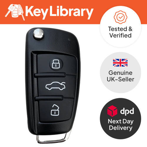 Audi button remote flip - audi, 3