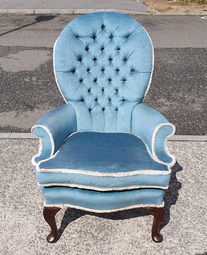 Vintage button back - vintage, armchair