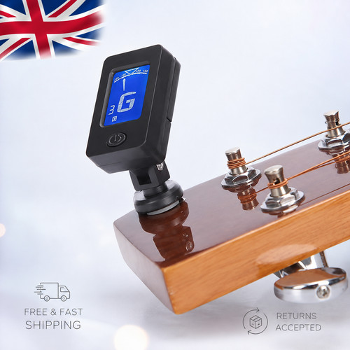 Guitar tuner clip - clip, on
