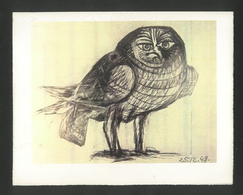 Signed pablo picasso owl - ,