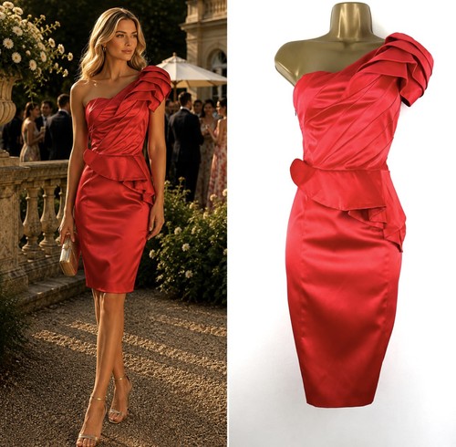 Karen millen red dress - karen, stretch