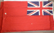 Vintage British Merchant Naval Ensign Flag Or Red Duster
