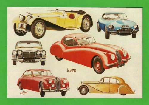 Arts car postcard x1 - arts,
