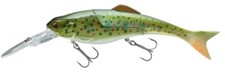 Daiwa Prorex Hybrid brown trout Crankbait 140 pike Lure with Spare Tail