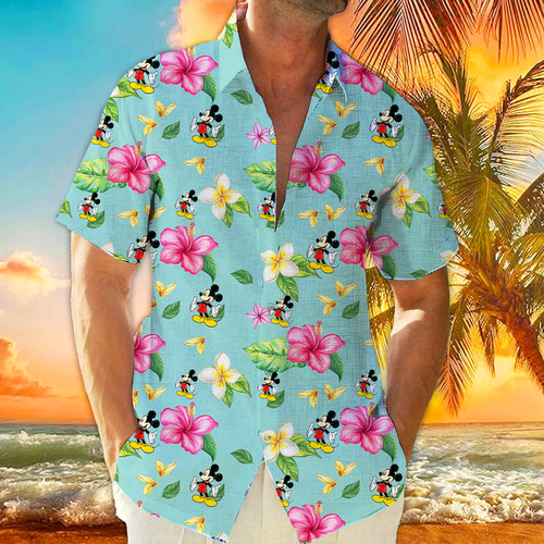 Disney men hawaiian shirt - men's,