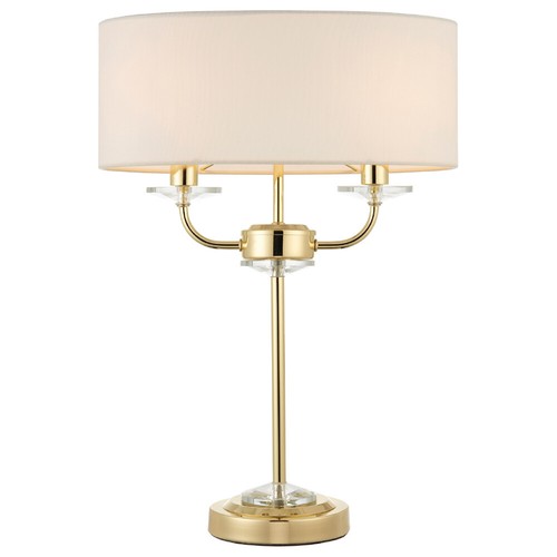 Twin light table lamp - light, 2