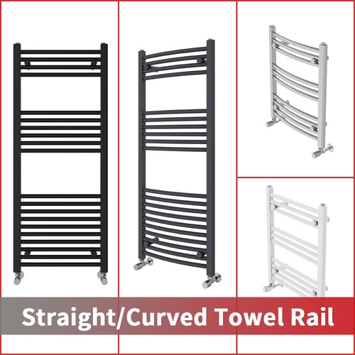 Bathroom heated towel rail - heated,