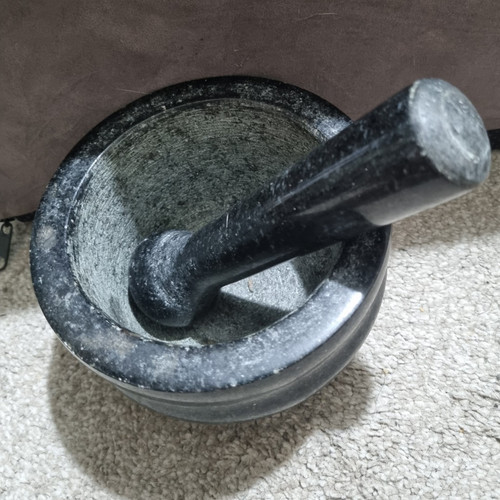 Granite mortar and - mortar,