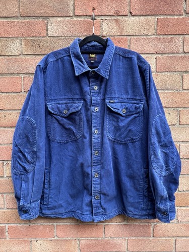 Lee blue corduroy shacket size - corduroy,
