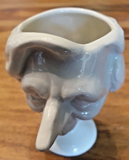 Vintage Spitting Image Margaret Thatcher PM Politician Egg Cup Luck & Flaw 1980s