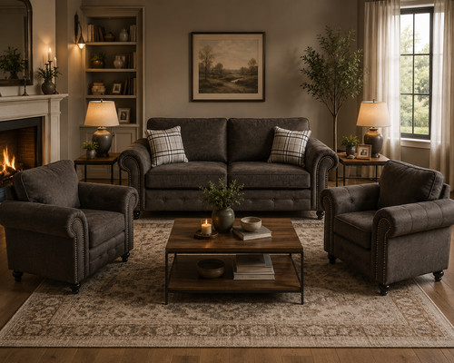 Charcoal grey traditional - charcoal,