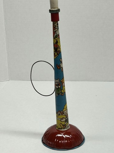 Vintage toy tin - toy, horn