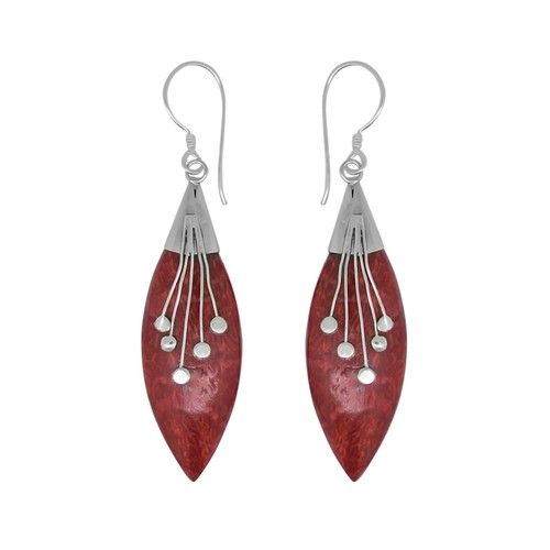 Handcrafted red sponge - red, coral