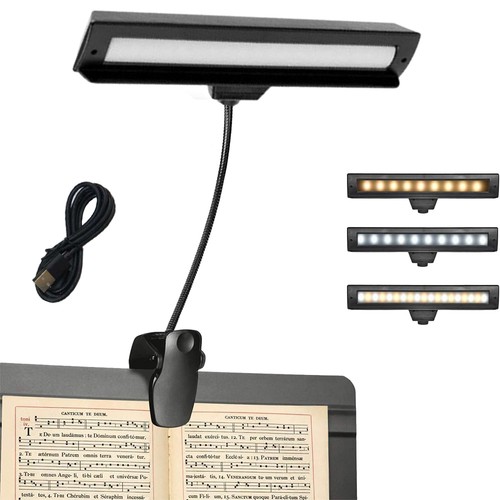 Led clip reading light - clip-on,