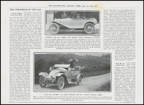1912 motor car bedford russian - bedford,