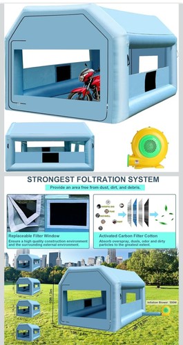 Inflatable paint booth - inflatable,