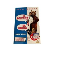 Dr. Dolittle 1 and 2 VHS Box Set Eddie Murphy 20th Century Fox Video Tapes