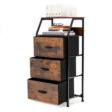 3-Drawer Bedroom Nightstand