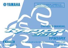 Yamaha Owners Manual Book 2008