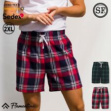 Mens Woven Tartan Lounge