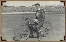 Antique vintage speedway race motorcycle J.A.P photograph original 30s 40s #8