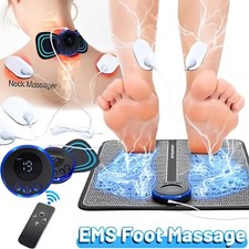 19 Levels EMS Electric Blood Circulation Foot Massager Pad Muscle Stimulator Mat