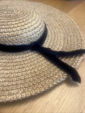 Vintage 1940s straw - straw, hat