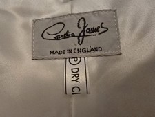 CORNELIA JAMES White Faux Fur Wedding Stole | Made in England | Never Worn