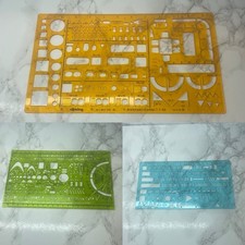 Drafting Stencils Faber Castell 172500, Rotring 853778, Festo Electronics