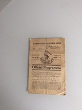 WARRINGTON V SWINTON 11.10.1930
