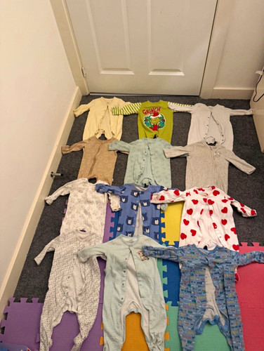 22pc boys baby babygrows - baby, 0-3