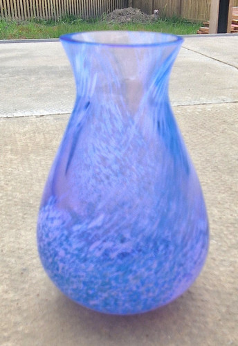 Caithness style blue swirl art - swirl,