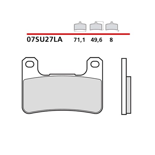 Brembo front brake pad - front,
