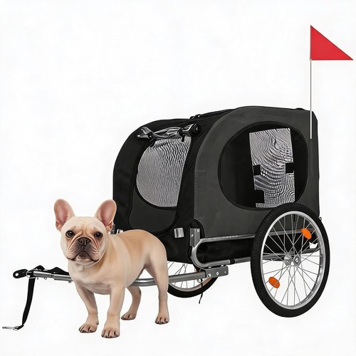 Dog bike trailer - bike, collapsible