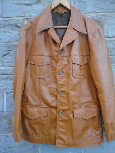 Vintage 1970 mens leather - 1970's,