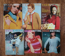 Vintage Vogue knitting pattern Books 1960's BUNDLE of 6 - no's 2,3,5,8,68,69